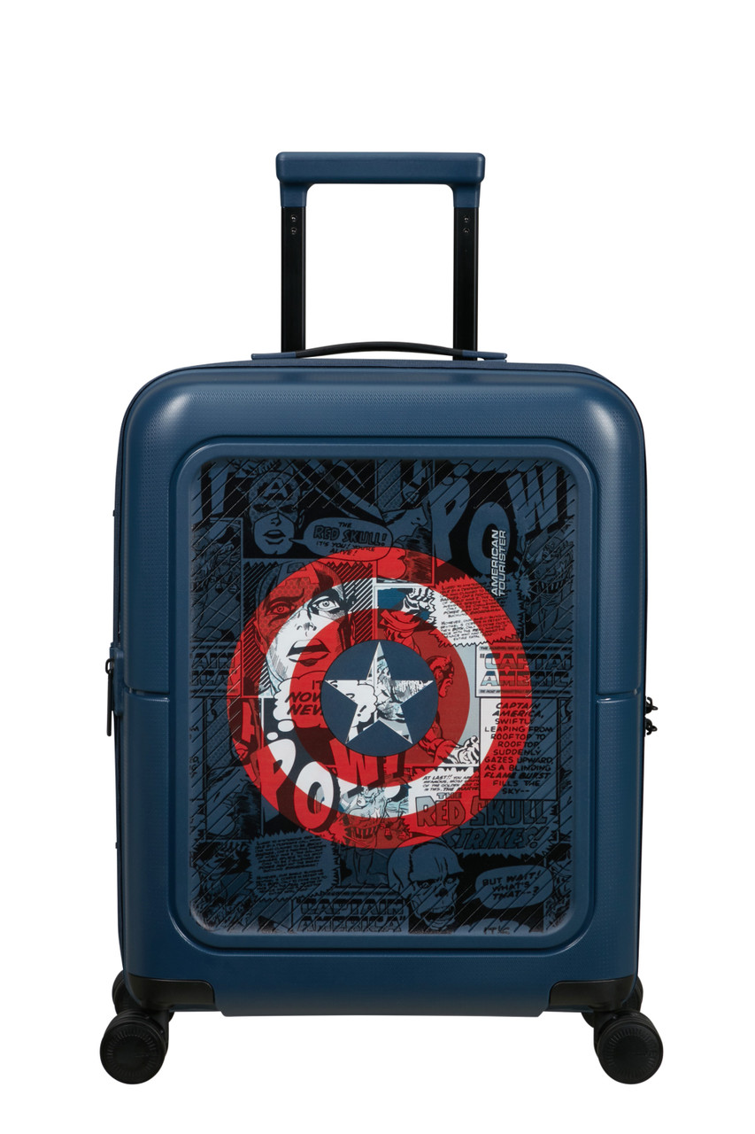 Saleys Travel Bags American Tourister Dashpop Disney Exp Spinner 55cm Marvel - Captain America Shield