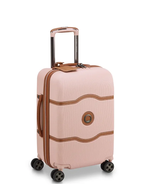 DELSEY CHATELET AIR 2.0 55CM 4DW CABIN TROLLEY CASE - PINK