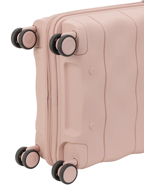 Saleys Travel Bags ELLE 4 Wheel Carry On Trolley Case - Dusty Pink - Image 4