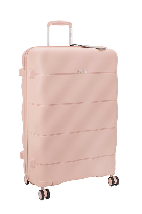 ELLE Large 4 Wheel Trolley Case - Dusty Pink