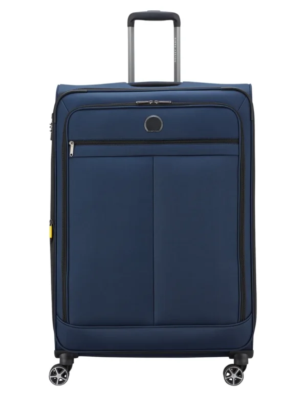 DELSEY PRISCILLA 82CM TROLLEY CASE - NAVY