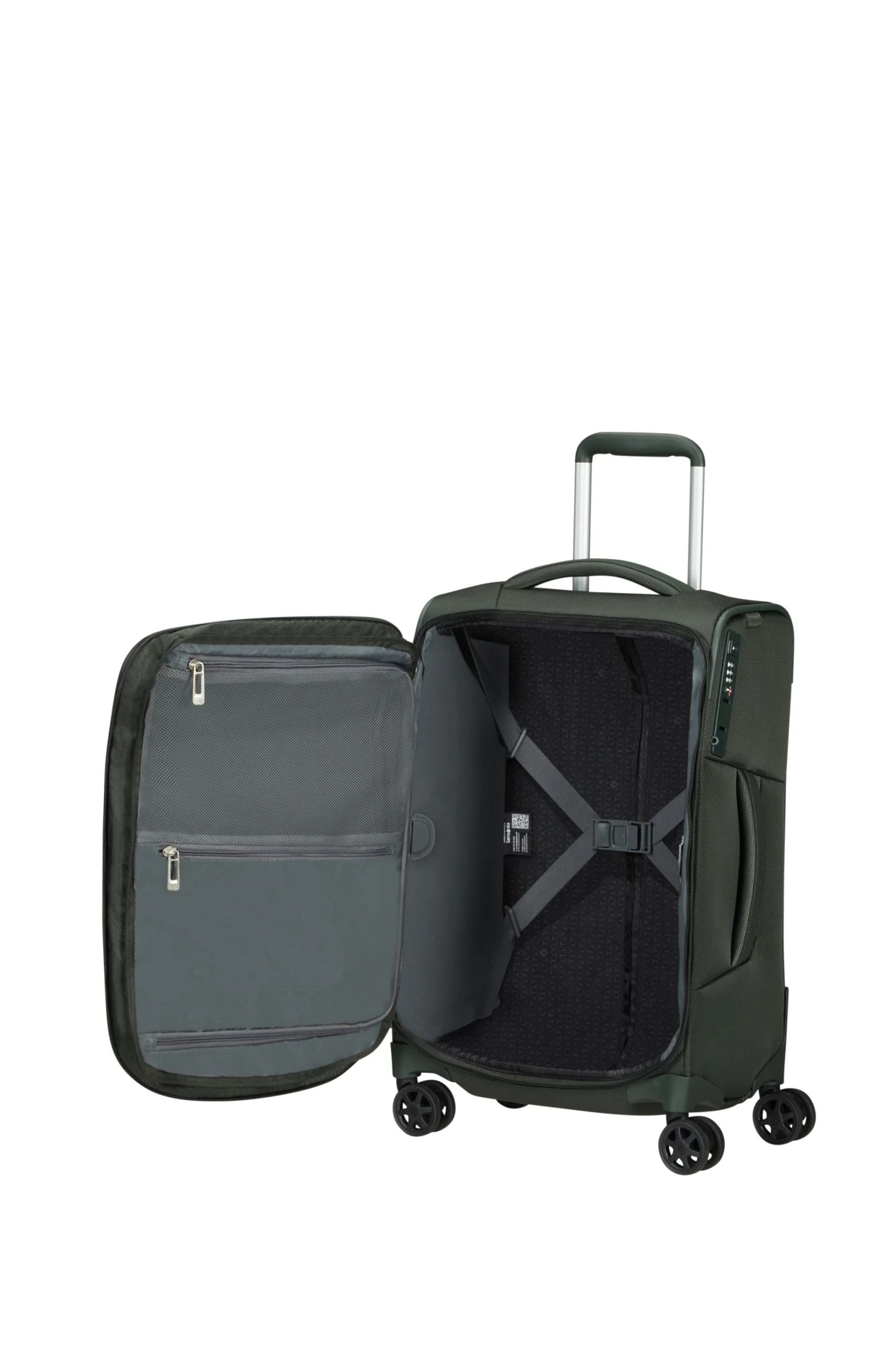 Saleys Travel Bags Samsonite: Respark Upright Underseater 45cm - Ozone Black - Image 4