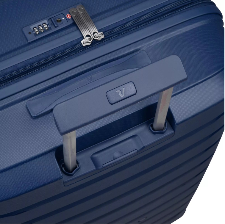 Saleys Travel Bags Roncato B-Flying Exp 4 Wheel Trolley Luggage 55cm - Blue - Image 7
