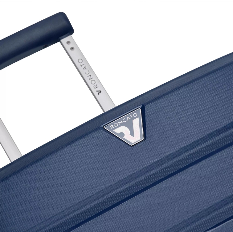 Saleys Travel Bags Roncato B-Flying Exp 4 Wheel Trolley Luggage 55cm - Blue - Image 6