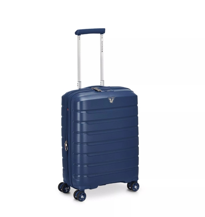 Saleys Travel Bags Roncato B-Flying Exp 4 Wheel Trolley Luggage 55cm - Blue - Image 5