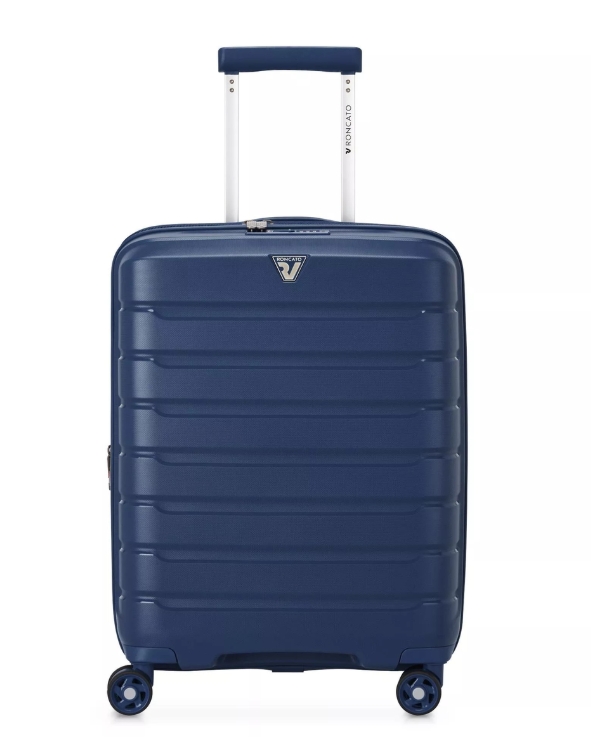 Saleys Travel Bags Roncato B-Flying Exp 4 Wheel Trolley Luggage 55cm - Blue - Image 4