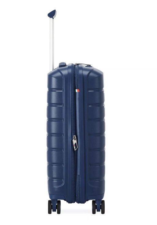 Saleys Travel Bags Roncato B-Flying Exp 4 Wheel Trolley Luggage 55cm - Blue - Image 3