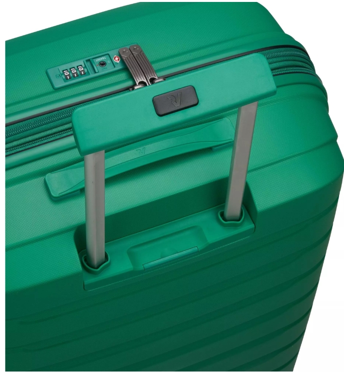 Saleys Travel Bags Roncato B-Flying Exp 4 Wheel Trolley Luggage 78cm - Green - Image 4
