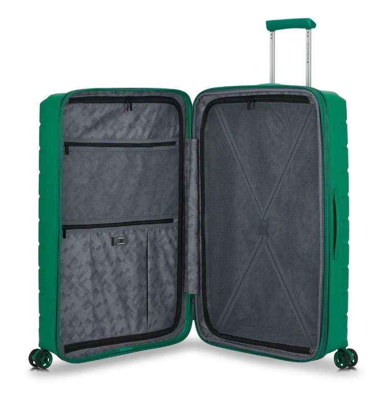 Saleys Travel Bags Roncato B-Flying Exp 4 Wheel Trolley Luggage 78cm - Green - Image 8