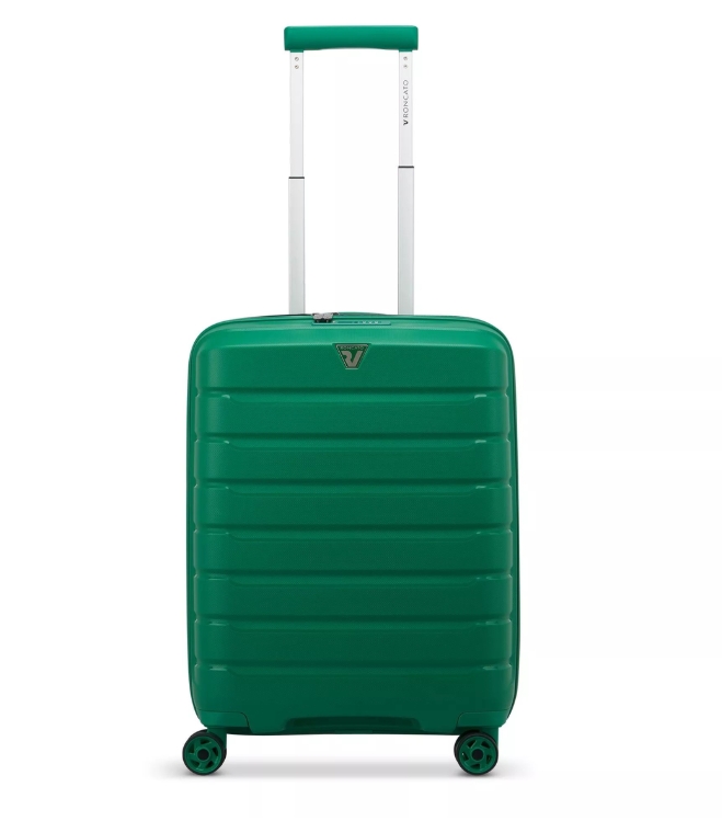 Saleys Travel Bags Roncato B-Flying Exp 4 Wheel Trolley Luggage 55cm - Green
