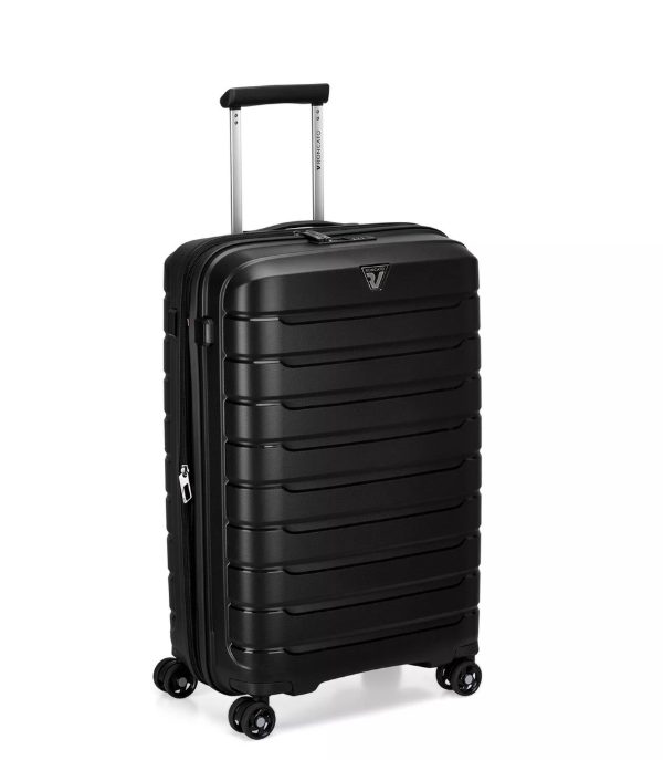 Roncato B-Flying Exp 4 Wheel Trolley Luggage 68cm - Black