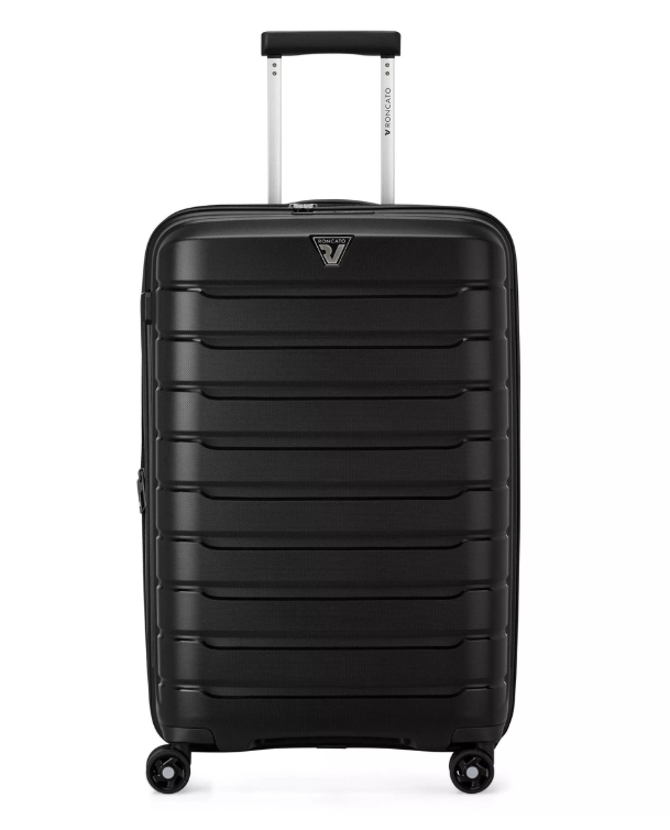 Saleys Travel Bags Roncato B-Flying Expandable 4 Wheel Trolley Luggage Set - Black - Image 7