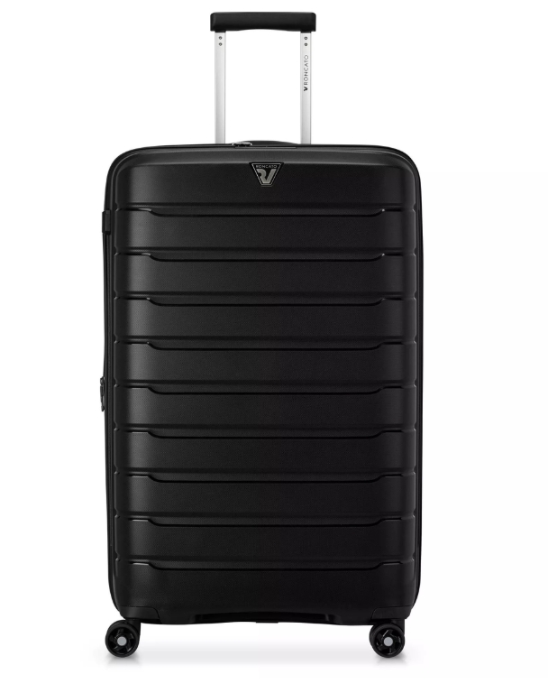 Saleys Travel Bags Roncato B-Flying Expandable 4 Wheel Trolley Luggage Set - Black - Image 6