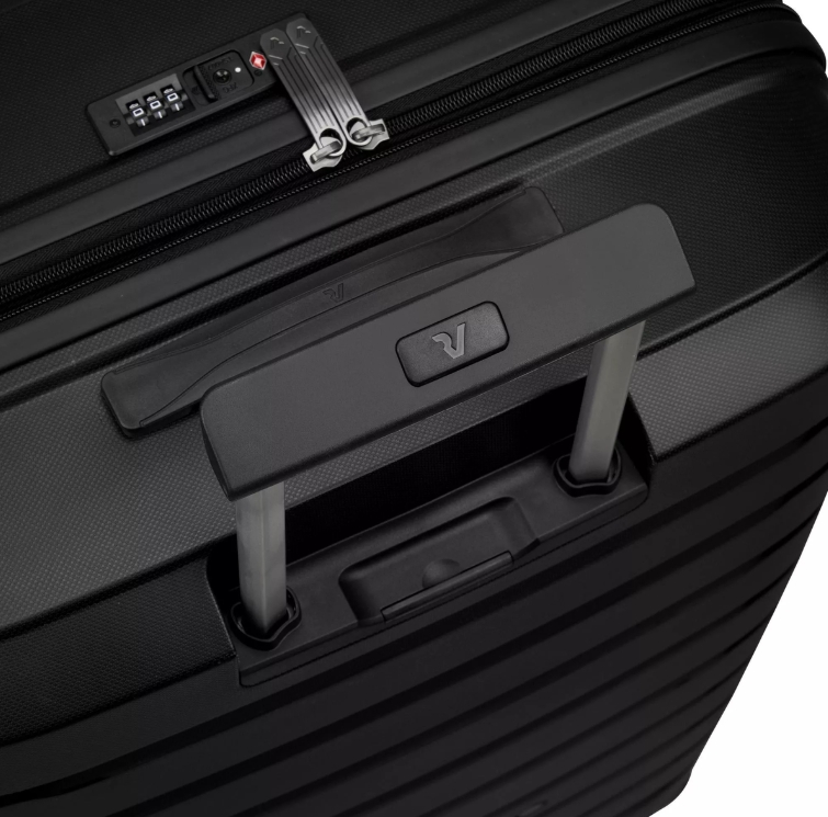 Saleys Travel Bags Roncato B-Flying Expandable 4 Wheel Trolley Luggage Set - Black - Image 4