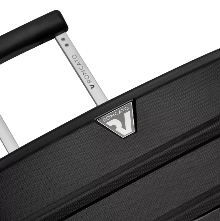 Saleys Travel Bags Roncato B-Flying Expandable 4 Wheel Trolley Luggage Set - Black - Image 3