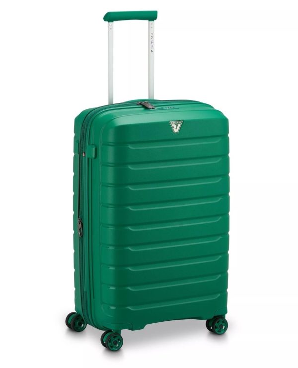 Roncato B-Flying Exp 4 Wheel Trolley Luggage 68cm - Green