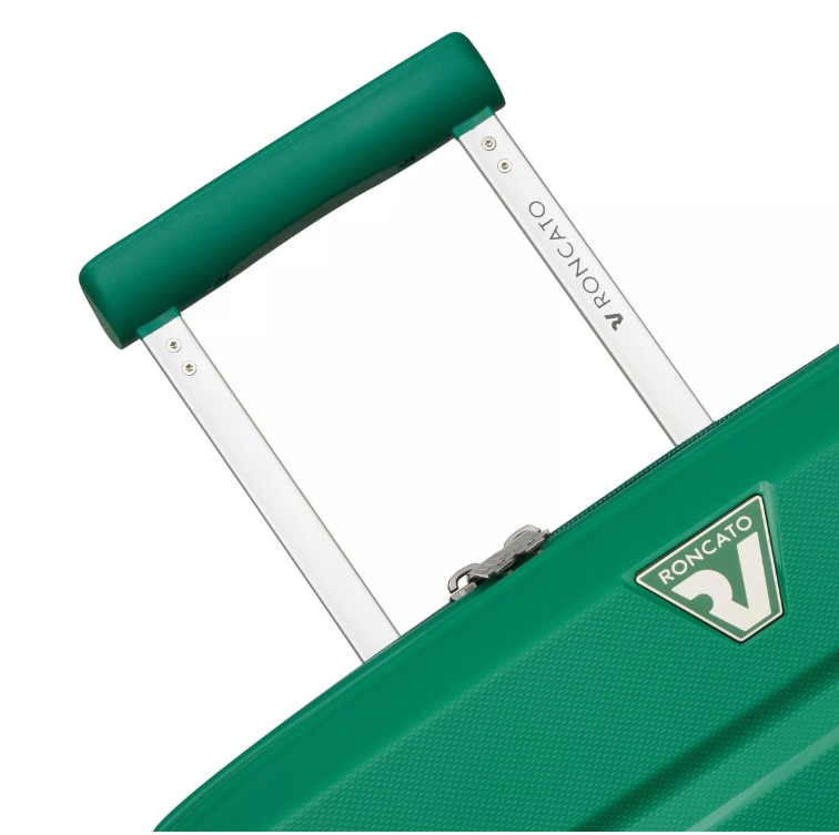 Saleys Travel Bags Roncato B-Flying Exp 4 Wheel Trolley Luggage 55cm - Green - Image 4