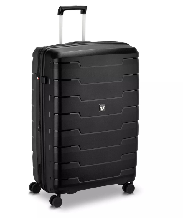 Saleys Travel Bags Roncato Skyline 2.0 Expandable 3 Piece Luggage Trolley Set - black - Image 4