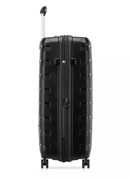 Saleys Travel Bags Roncato Skyline 2.0 Expandable 3 Piece Luggage Trolley Set - black - Image 2