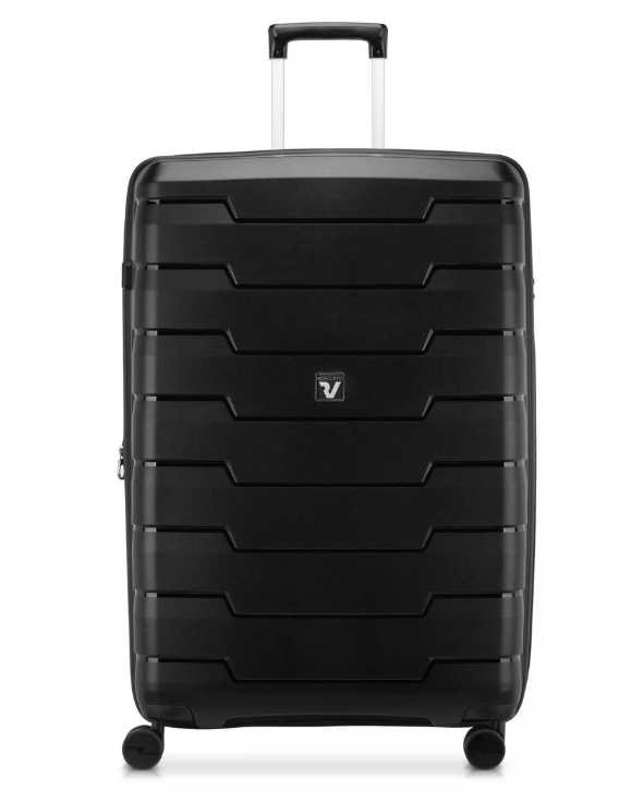 Saleys Travel Bags Roncato Skyline 2.0 Expandable 3 Piece Luggage Trolley Set - black - Image 3