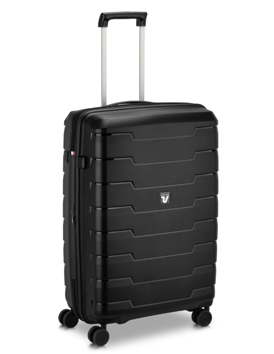 Saleys Travel Bags Roncato Skyline 2.0 Expandable 3 Piece Luggage Trolley Set - black - Image 7