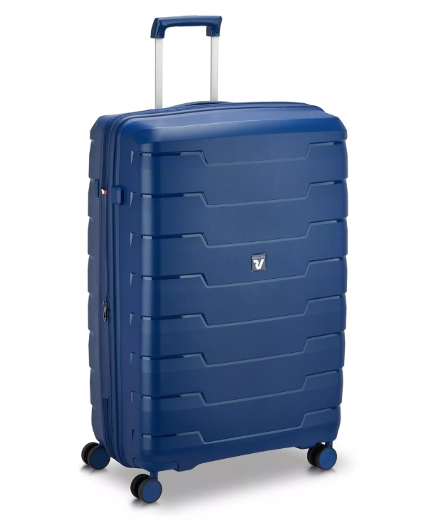 Saleys Travel Bags Roncato Skyline 2.0 Expandable 3 Piece Luggage Trolley Set - Night Blue - Image 4