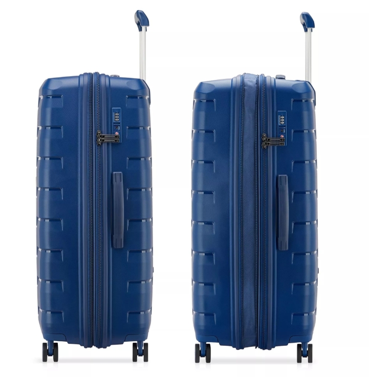 Saleys Travel Bags Roncato Skyline 2.0 Expandable 3 Piece Luggage Trolley Set - Night Blue - Image 9
