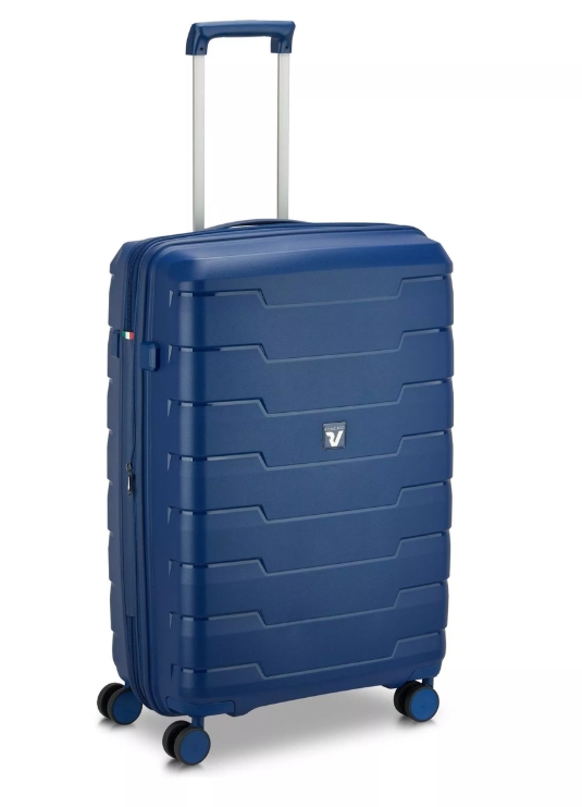 Saleys Travel Bags Roncato Skyline 2.0 Expandable 3 Piece Luggage Trolley Set - Night Blue - Image 8