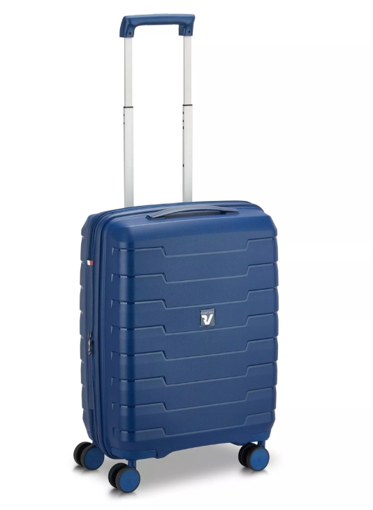 Saleys Travel Bags Roncato Skyline 2.0 Expandable 3 Piece Luggage Trolley Set - Night Blue - Image 5