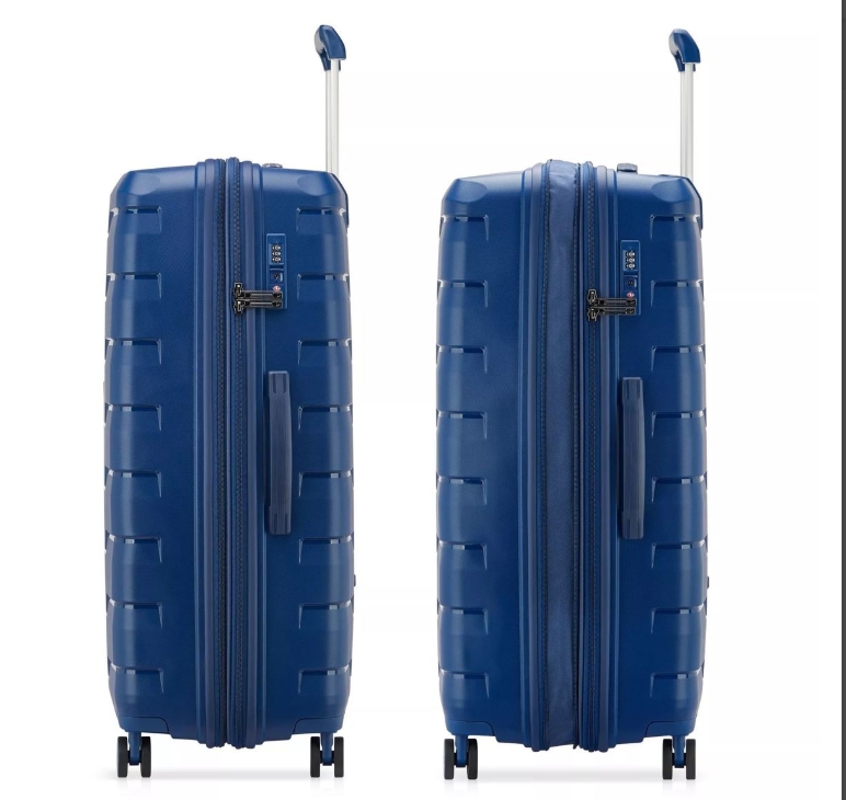 Saleys Travel Bags RONCATO SKYLINE 2.0 Large spinner 79 cm Expandable - Blue - Image 3