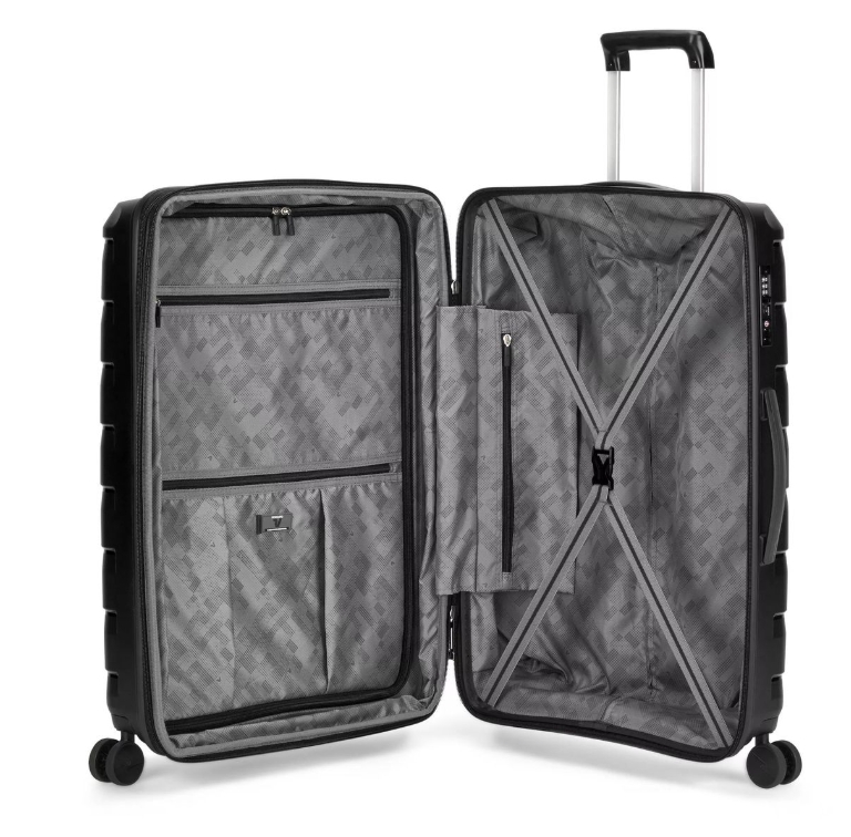 Saleys Travel Bags Roncato SKYLINE 2.0 Medium spinner 70 cm Expandable - Black - Image 4