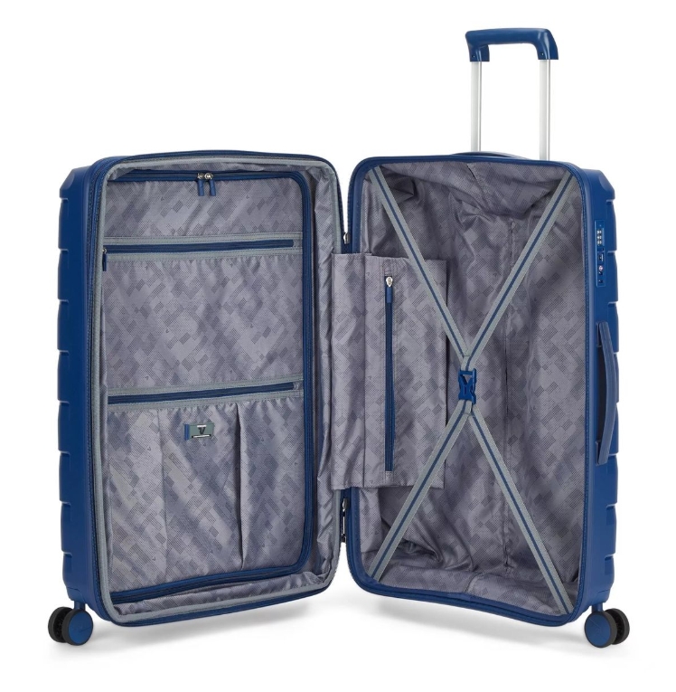 Saleys Travel Bags Roncato SKYLINE 2.0 Medium spinner 70 cm Expandable - Night Blue - Image 4
