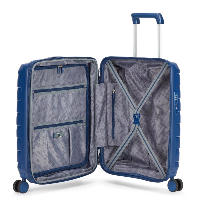 Saleys Travel Bags Roncato SKYLINE 2.0 Cabin spinner Expandable - Night Blue - Image 4