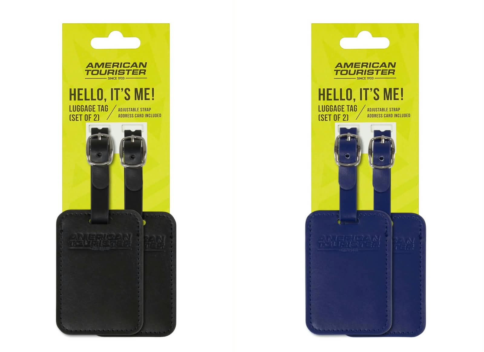 Saleys Travel Bags American Tourister Travel Accessories Luggage Tag - Set Of 2