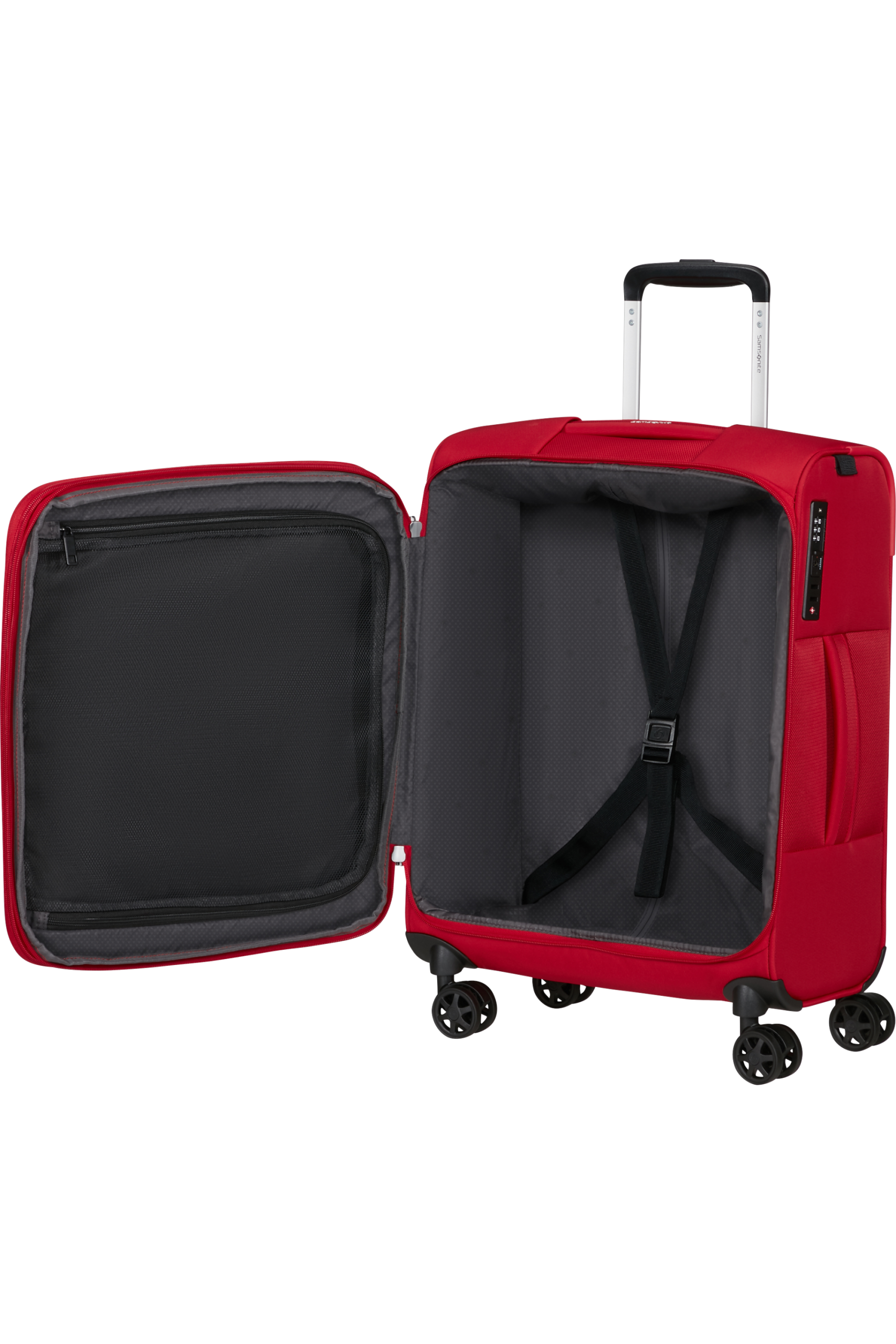 Saleys Travel Bags Samsonite GOTWIST Exp Spinner 55cm - True Red - Image 5