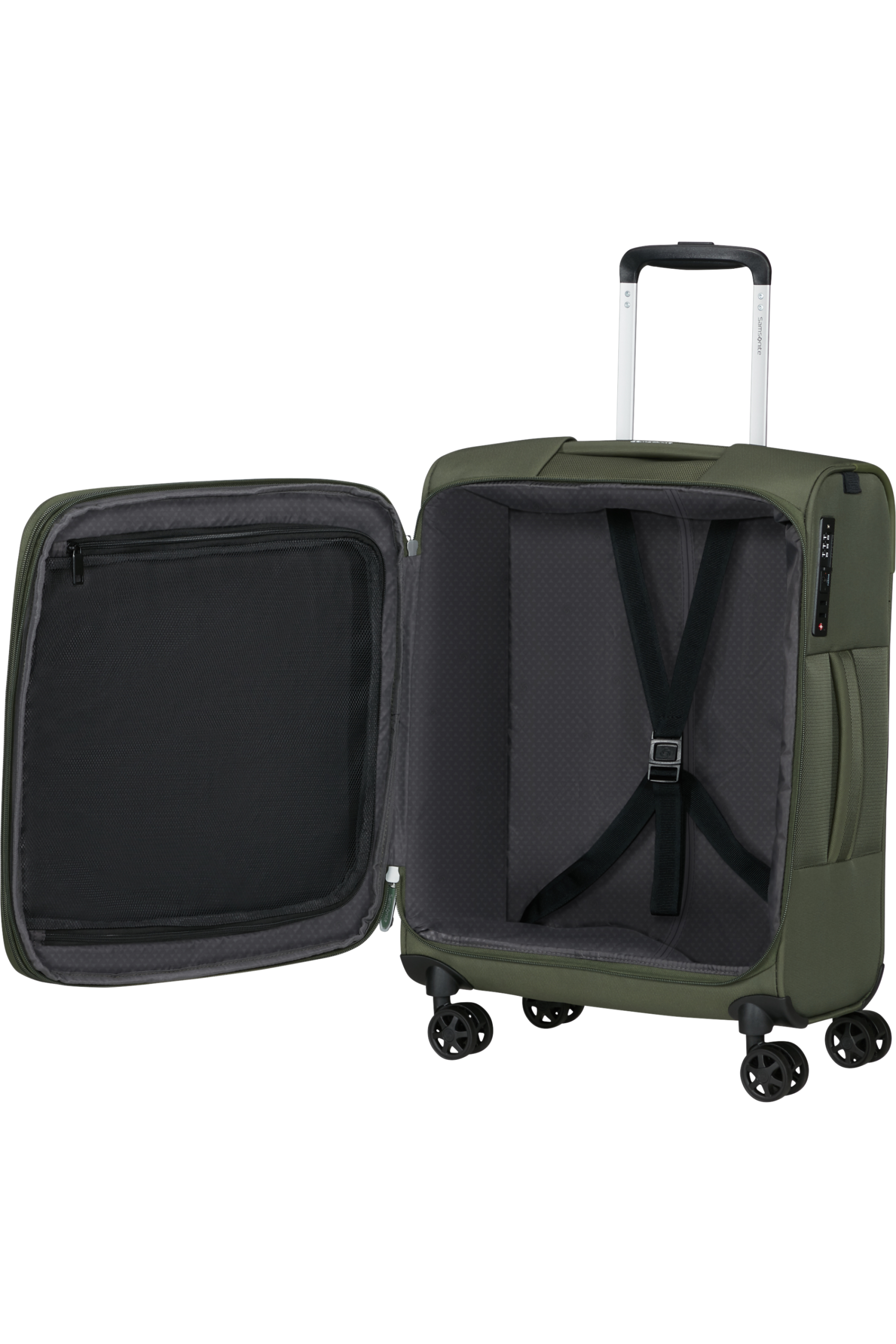 Saleys Travel Bags Samsonite GOTWIST Exp Spinner 55cm - Green - Image 3