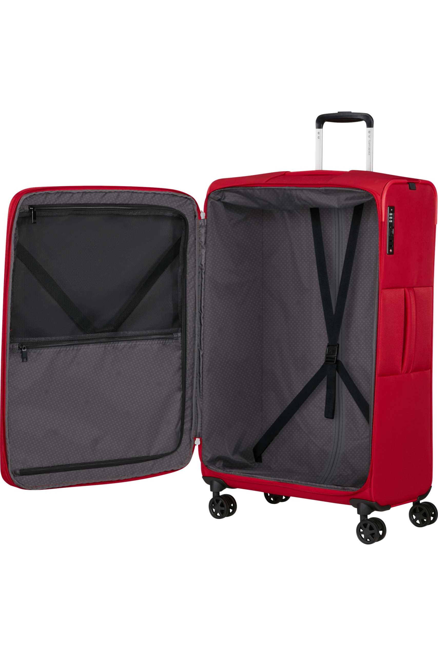 Saleys Travel Bags Samsonite Gottwist Exp Spinner 78cm - True Red - Image 5