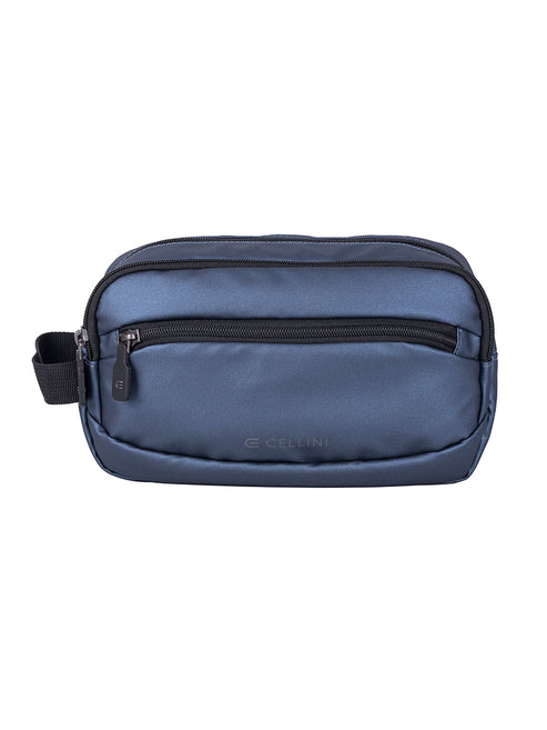 Saleys Travel Bags Cellini : Sidekick Toiletry Bag - Metallic Blue - Image 6