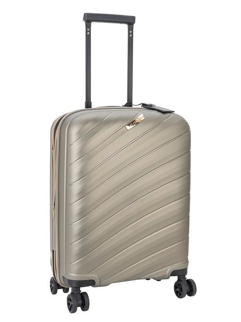 Cellini Pulse Carry On 4-Wheel Trolley Case - Gold