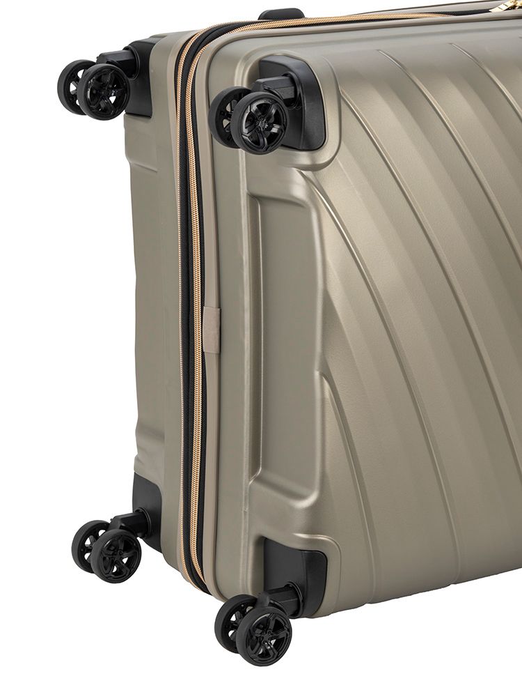 Saleys Travel Bags Cellini Pulse Medium 4-Wheel Trolley Case - Gold - Image 3