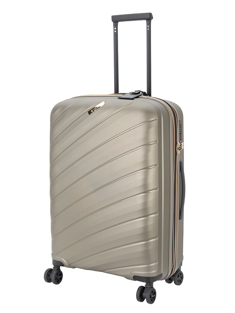 Saleys Travel Bags Cellini Pulse Medium 4-Wheel Trolley Case - Gold - Image 2