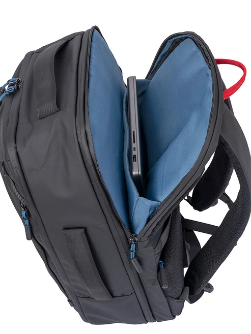Saleys Travel Bags Cellini : Sidekick Overnight Laptop Backpack - Black - Image 4