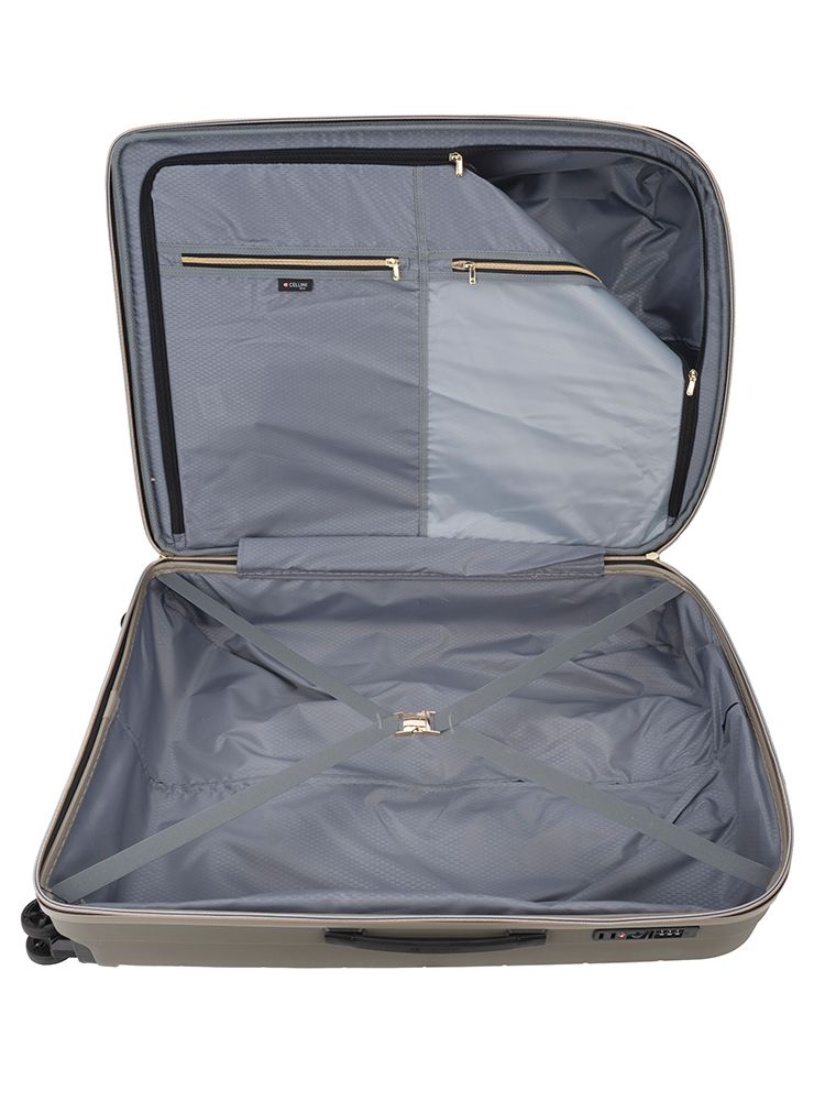 Saleys Travel Bags Cellini Pulse Medium 4-Wheel Trolley Case - Gold - Image 5